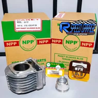 SILINDER BLOK + PISTON KIT NPP BEAT POP STREET SCOOPY VARIO 110 ESP OLD K44 STATER HALUS PISTON OS 0