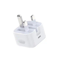 20W Quick Charger Fast Charging Phone Accessories Charger Head Britain Standard for iPhone15 /14/13/12/11 Pro Max