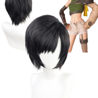 Yufi Kisaragi Wigs Cosplay Costume Accessories Anime FF Rebirth Game Final Cos Fantasy VII Heat Resistant Synthetic Hair Props