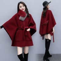 斗篷外套女 小個子冬天的衣服女士斗篷冬季外套女秋冬季新款外穿毛呢韓系大衣