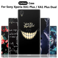 JURCHEN Phone Case For Sony Xperia XA1 Plus Case Soft Silicone TPU Back Cover For Sony Xperia XA1 Plus Dual G3421 G3423 G3412