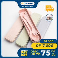 Sendok Garpu Sumpit Set Alat Makan Melamin Praktis