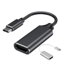 【Arum】USB-C Type-C轉HDMI-A數位影音轉接線公對母轉接器(USB-C 3.1介面接口手機平板筆電設備適用)