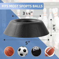 TonGass (3-Pack Bowling Ball Cup Plastic Bowling Ball Holder Ring Bowling Ball Stand Sports Ball Cup