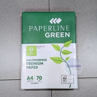 Kertas Fotocopy / Print / HVS A4 Putih Polos PAPERLINE GREEN 70 gram 70 gsm 1 Rim 500 Lembar Kertas 