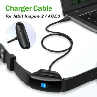 for Fitbit Inspire 2 / ACE3 Charger Cable,Smartwatch Charging Dock Station Cradle Holder Charging Clip Premium Bracket Cable