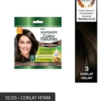Garnier semir rambut Cokelat