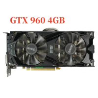 GALAXY GTX 960 4GB Video Card GPU 128Bit GDDR5 Graphics Cards For NVIDIA Original GeForce GTX960 4GD5 GM206 PCI-E X16 Hdmi Dvi