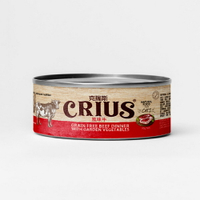 【CRIUS 克瑞斯】全齡貓罐 天然紐西蘭 低敏無穀 單一純肉 主食罐 -風味牛 90G