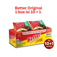 Better Original 1 Box Isi 10 + 1 Sachet Sandwich Biskuit Lebih Besar Untung Lebih Banyak