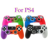 2pcs New Non-slip Studded Silicone Rubber Cover Case for PS4 PlayStation 4 Controller for PS4 Pro Slim Dualshock 4 Gamepads