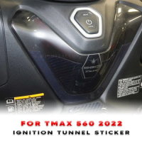For yamaha tmax 560 2022 ignition tunnel Sticker 3D Tank pad Stickers Oil Gas Protector Cover Decoration