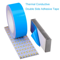 Thermal Conductive Double Side Adhesive Tape Thermal Adhesive Tape Cooling Tape for Heatsinks, LED Lights, IC Chip, CPU, GPU 10M