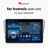 Junsun X7 PRO 11.5“ 2K AI Voice Wireless CarPlay Android Auto Car Radio for Toyota Avensis T27 2008-2015 Multimedia autoradio