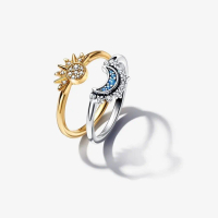 [CHÍNH HÃNG]Nhẫn Pandora Biểu Tượng Mặt Trăng Mặt Trời