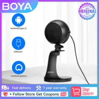 BOYA BY-PM300 Professional USB Microphone for PC Computer Desktop Streaming Live Singing Recording Conference Pointing Radio