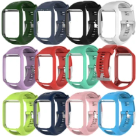 High Quality Silicone Replacement Wrist WatchBand Strap For TomTom Runner 2 3 Spark 3 GPS Sport Watch