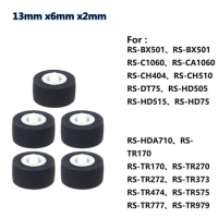 1/5pc 13x6x2mm Card Seat Audio Belt Pulley Tape Recorder Belt Pulley Wheel with axis for SONY player for Panasonic sa-pm20 Radio