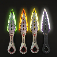 30cm Luminous Apex Legends Weapon Heirloom Wraith Kunai Model Acrylica Charge Glow Prop Cosplay Anime Figures Collection Boy Toy