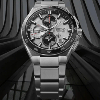 【SEIKO 精工】Astron系列 GPS對時 鈦 雙時區 太陽能腕錶 母親節 禮物 推薦(SSH153J1/5X83-0AA0S)