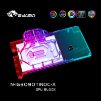 Bykski Computer Water Cooler for Colorful IGame Geforce RTX 3090Ti Neptune OC Card Cooling Block,N-IG3090TINOC-X