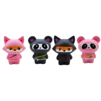 Animal Squeeze Toy Jumbo Kawaii Squishy Panda Fox Bread Soft Slow Rising Stress Relief Toys Sweet Cartoon Relieve Stress Toy