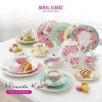 ROYAL ALBERT Miranda Kerr Tea Cup & Saucer Gelas Teh Premium Tea Set Elegant Motif Floral Peony Set 