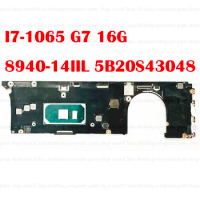 Mainboard Motherboard with CPU I7-1065G7 RAM 16G For lenovo ideapad Yoga S940-14IIL laptop FRU 5B20S43048