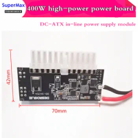High-power 400W DC-ATX 24pin in-line power module with GTX 1070 1080 independent display power supply 1pcs free shipping