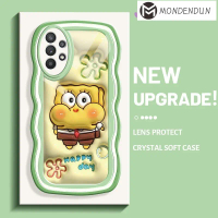 เคสสำหรับ Samsung galaxy A32 4G A32 5G A33 5G M32 5G น่ารัก 3D สีสัน น่ารัก ครีม ขอบคลื่น เคสโทรศัพท