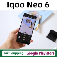 DHL Fast Delivery Vivo Iqoo Neo 6 Cell Phone Snapdragon 8 Gen 1 Screen Fingerprint 64.0MP Camera 6.62" AMOLED 120HZ 80W Charger