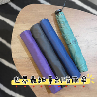 【米塔培拉全店免運】點數回饋眾籌日本熱賣挑戰世界最細專利登山郊遊露營必備極細輕巧晴雨傘折疊傘極工傘2支組