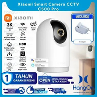 Xiaomi C500 Pro CCTV Smart Camera 5MP Megapixel 3K HDR Mode CCTV+ADAPTOR+MMC 64GB