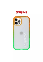 Skinarma Case iPhone 12 Pro Max Skinarma Hade - Green/Orange