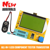 All-in-1 LCD Component Tester ESR Meter Inductance SCR Mos Tube Transistor Diode Capacitance Triode Button Accessories