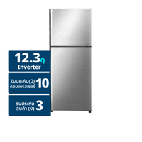ฮิตาชิ ตู้เย็น 2 ประตู รุ่น RVX350PF1 ขนาด 12.3 คิว สีบริลเลียนท์ ซิลเวอร์