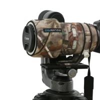 ROLANPRO Waterproof Lens Coat for Canon RF 100-500mm F/4.5-7.1 L IS USM Rainproof Lens Protective Cover RF 100 500mm Lens Case