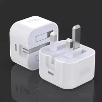 20W Quick Charger Fast Charging Phone Accessories Charger Head Britain Standard for iPhone15 /14/13/12/11 Pro Max