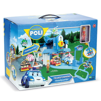 ROI TOYS 救援小英雄波力POLI 變形救援總部 (內不附小車) 【鯊玩具】