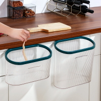 廚房垃圾桶壁掛式家用客廳創意衛生間大小號ins風透明廚余紙簍筒