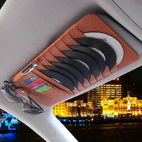 光碟包 車內袋子卡包遮光板飾品CD包前擋多功能包擋光板汽車遮陽板收納套『XY3677』