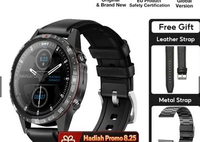 Smartwatch Aolon GT5 Pro NEW SEGEL Original Termurah Sejagat Raya Black+Metal