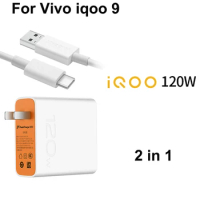Original For Vivo iQOO 9 120W Type-C Ultra Fast Flash Charging FlashCharg Charger Cable USB-C Cabel For iQOO9
