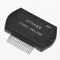 2Pcs STK465 Integrated Circuit Stereo Amplifier IC Module