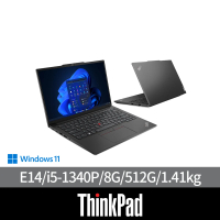 【ThinkPad 聯想】14吋i5商用筆電(E14/i5-1340P/8G/512G/W11H)