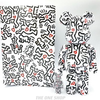 BE@RBRICK Keith Haring 8 凱斯哈林 400+100% 500% 庫柏力克熊
