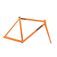 PIZZ-Unbreakable U1 Frameset, U1 Orange,Fixed Gear Bicycle Frameset
