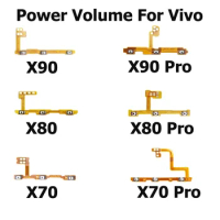 Power Volume Flex Cable For Vivo X90 X80 X70 Pro Power Volume Side Button Flex Ribbon Replacement