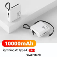 10000mAh Power Bank Mini Super Fast Chargr Portable External Battery Pack Powerbank Spare Batteries for iPhone 14 Samsung
