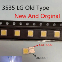 For LG SMD LED 50PCS/Lot 3535 6V Cold White CHIP-2 2W For TV/LCD Backlight TV Application 3535 LG Old Type Orginal 3535 6v LED